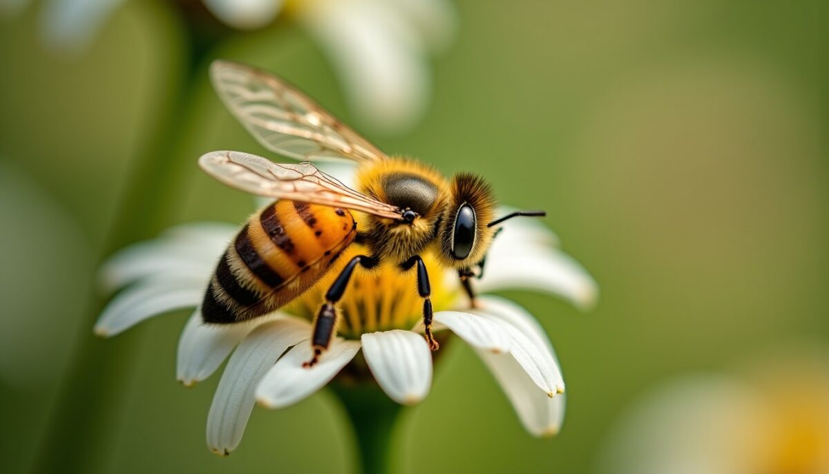 Abeilles aux yeux blancs : décryptage de ce phénomène fascinant et conseils pour ne pas les confondre